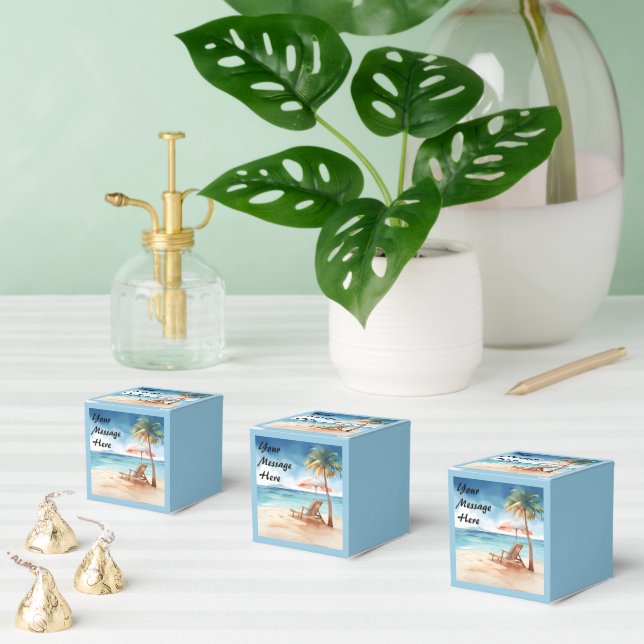 Tropical Beach Party  Favour Box (Multiple)