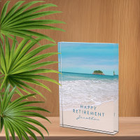 Tropical Beach Personalised Retirement