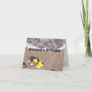 Tropical Beach - Place Setting Name Cards Seating