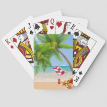 Tropical Beach Playing Cards
