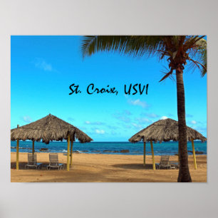 Tropical Beach Poster