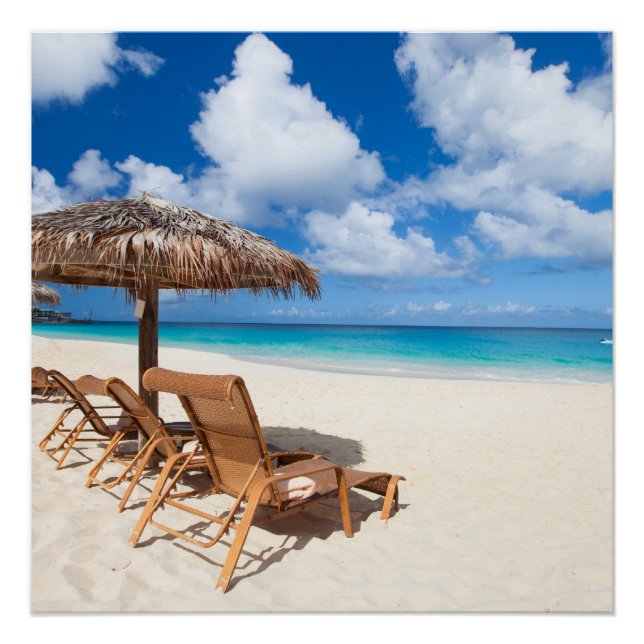 Tropical beach poster (Front)