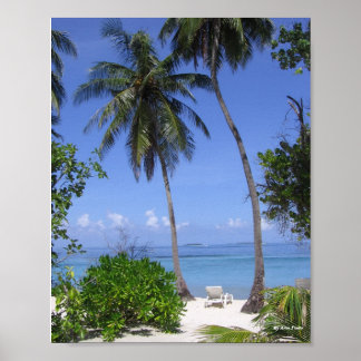 Tropical Beach Poster