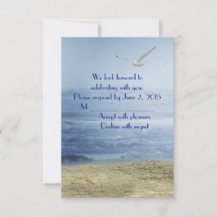 Tropical Beach RSVP Invitation