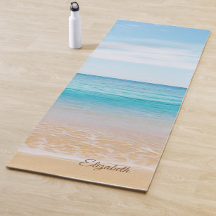 Tropical Beach, Sand- Personalised Yoga Mat
