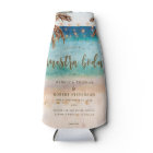 tropical beach scene nuestra boda invitation