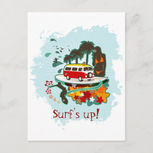 Tropical Beach Scene Postcard