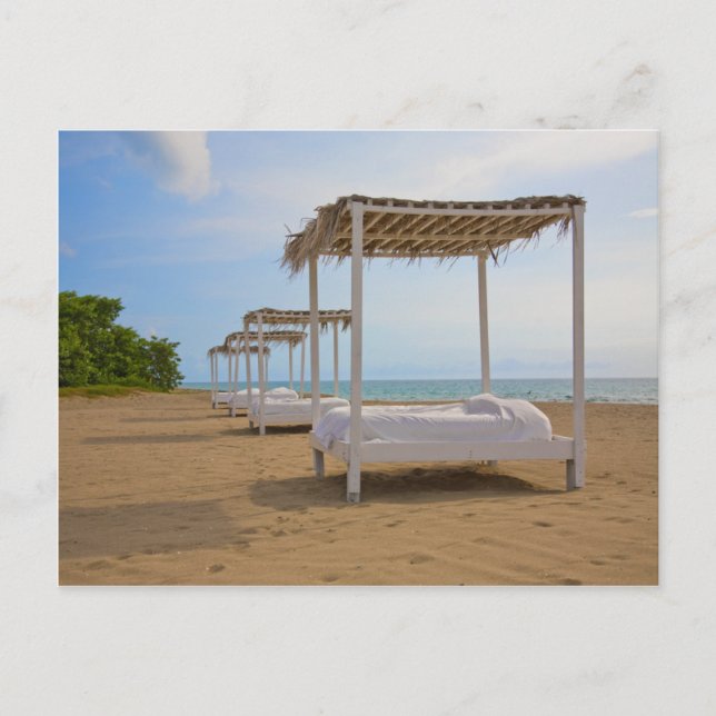 Tropical Beach Scene Postcard (Front)