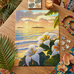 Tropical Beach Scenery Jigsaw Puzzle