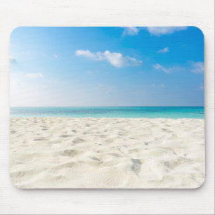 Tropical Beach Sea Sand Sky & Summer Day Mouse Mat