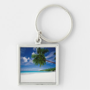 Tropical Beach   Seychelles Key Ring