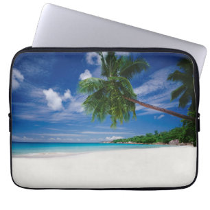 Tropical Beach Seychelles Laptop Sleeve