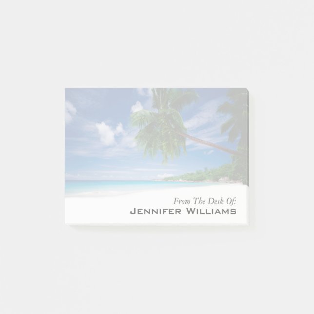 Tropical Beach | Seychelles Post-it Notes (Front)