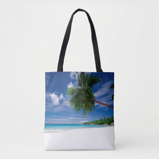 Tropical Beach | Seychelles Tote Bag (Front)