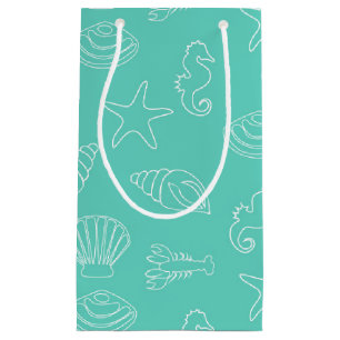 Tropical Beach Shell Favour Gift Bag