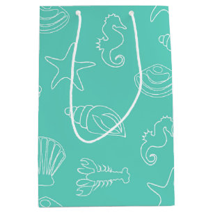 Tropical Beach Shell Favour Gift Bag