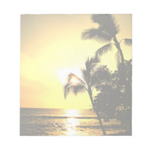 Tropical Beach Shoreline Notepad