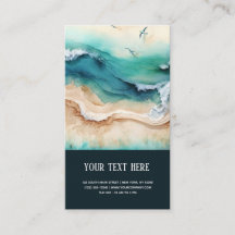 Tropical Beach Summer business card