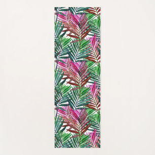 Tropical Beach Summer Palms Yoga Mat