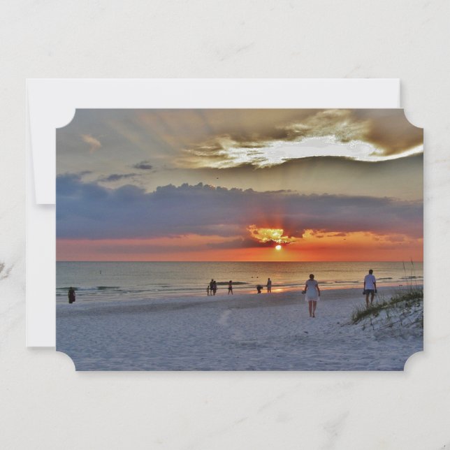 Tropical Beach Sunset (Front)