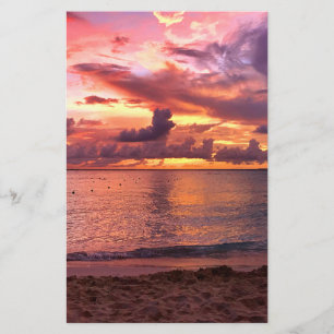 Tropical Beach Sunset Flyer