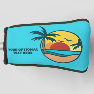 Tropical Beach Sunset Golf Head Cover