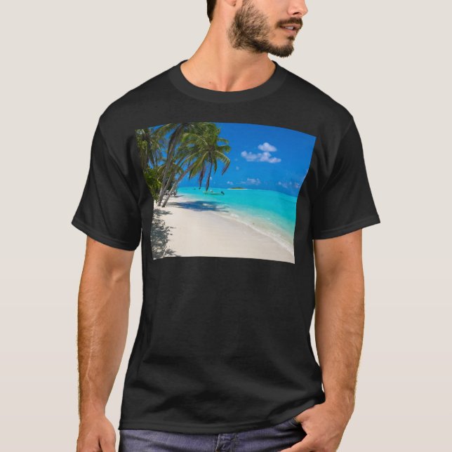 Tropical Beach T-Shirt (Front)