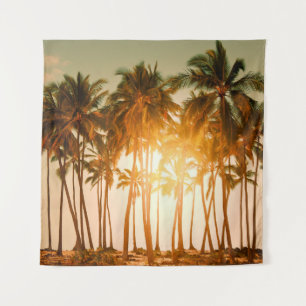 Tropical beach tapestry