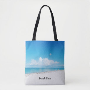 Tropical Beach Time Tote Bag