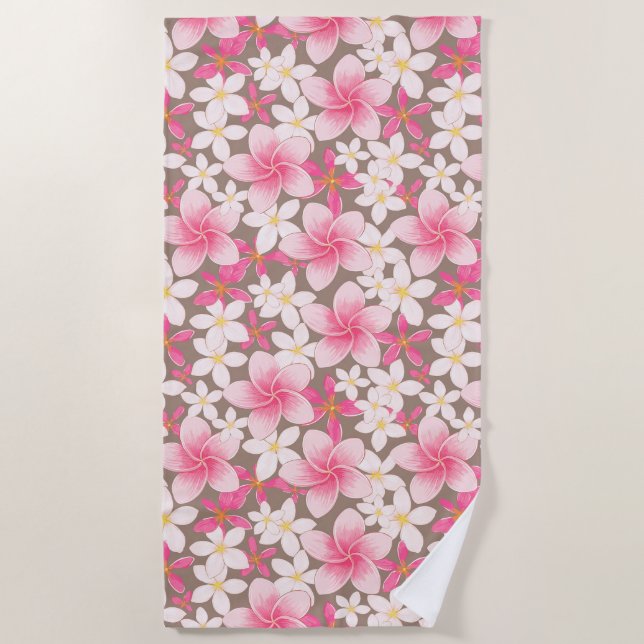 Tropical  beach towel (Front)