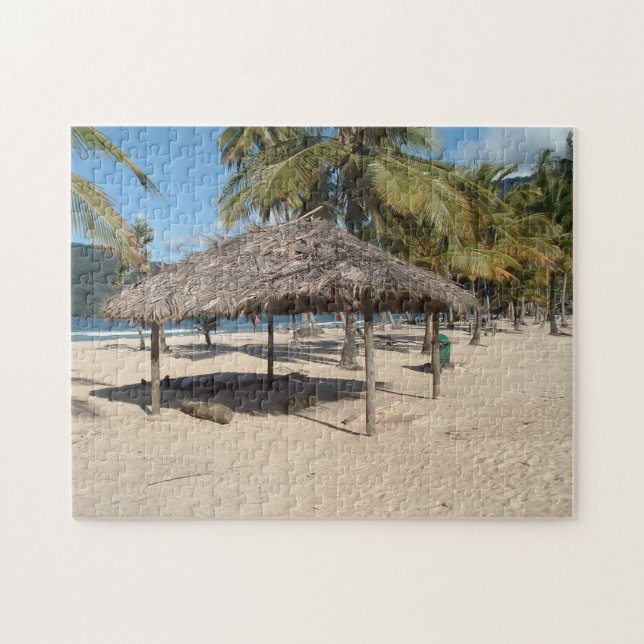 Tropical Beach Trinidad and Tobago. Jigsaw Puzzle (Horizontal)
