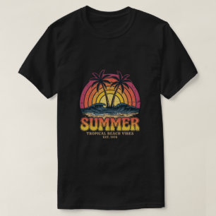 Tropical Beach Vibes - summer holiday vacation T-Shirt