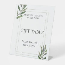 Tropical & Beach Wedding Gift Table