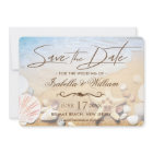 Tropical Beach Wedding Starfish Save the Date