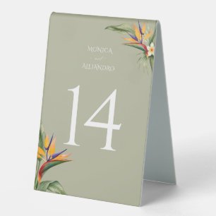Tropical Beach Wedding Table