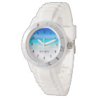 Tropical Beach with a Turquoise Sea