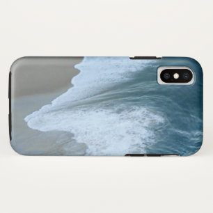 Tropical beach with turquoise water, wave and sand iPhone x case