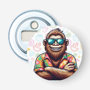 Tropical/beach yeti/bigfoot bottle opener