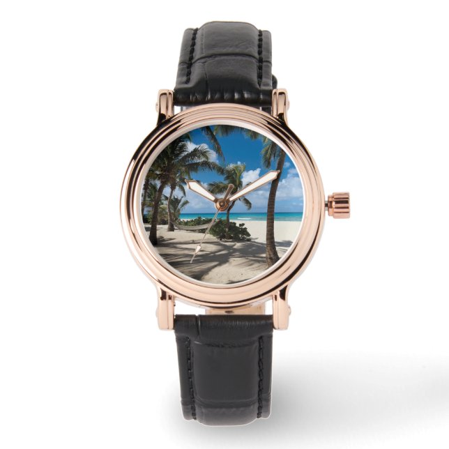 Tropical Beaches | Anguilla Beach, Palm Tree Watch (Front)