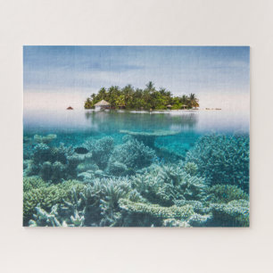 Tropical Beaches   Ari Atoll Maldives Jigsaw Puzzle