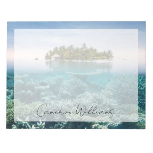 Tropical Beaches Ari Atoll Maldives Notepad