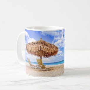 Tropical Beaches   Aruba Sandy Beach Coffee Mug
