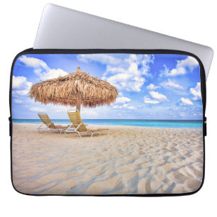 Tropical Beaches   Aruba Sandy Beach Laptop Sleeve