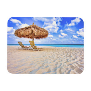 Tropical Beaches   Aruba Sandy Beach Magnet