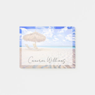 Tropical Beaches   Aruba Sandy Beach Post-it Notes