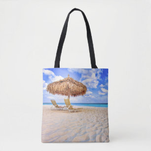 Tropical Beaches   Aruba Sandy Beach Tote Bag