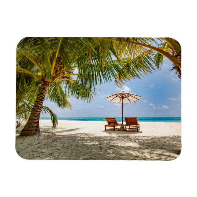 Tropical Beaches | Beach Dominican Republic Magnet (Horizontal)