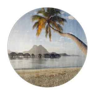 Tropical Beaches Beach Huts, Bora Bora Cutting Board