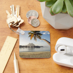 Tropical Beaches   Beach Huts, Bora Bora Key Ring