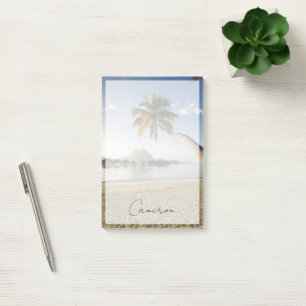 Tropical Beaches Beach Huts, Bora Bora Post-it Notes